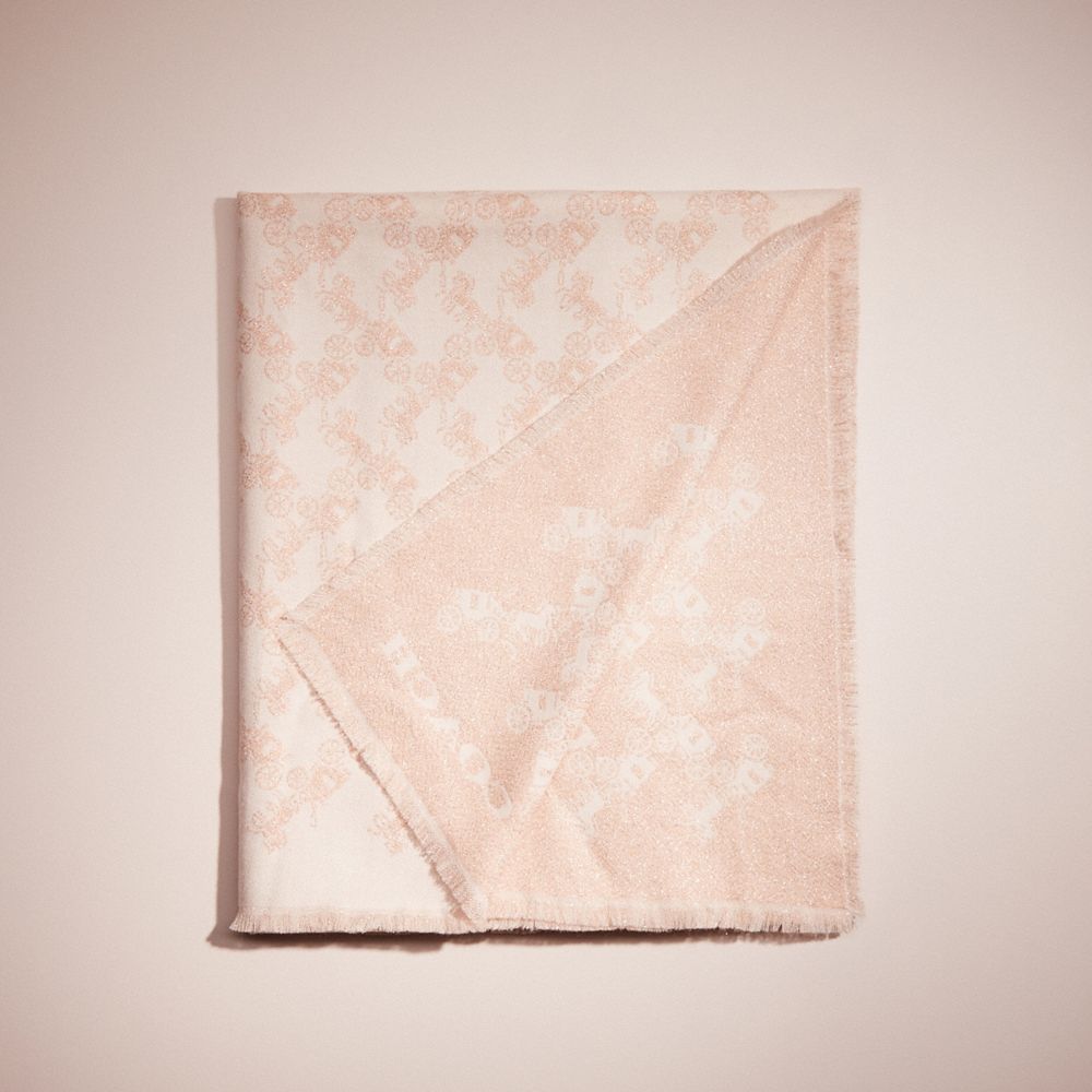 Restored Horse And Carriage Print Shawl COACH®