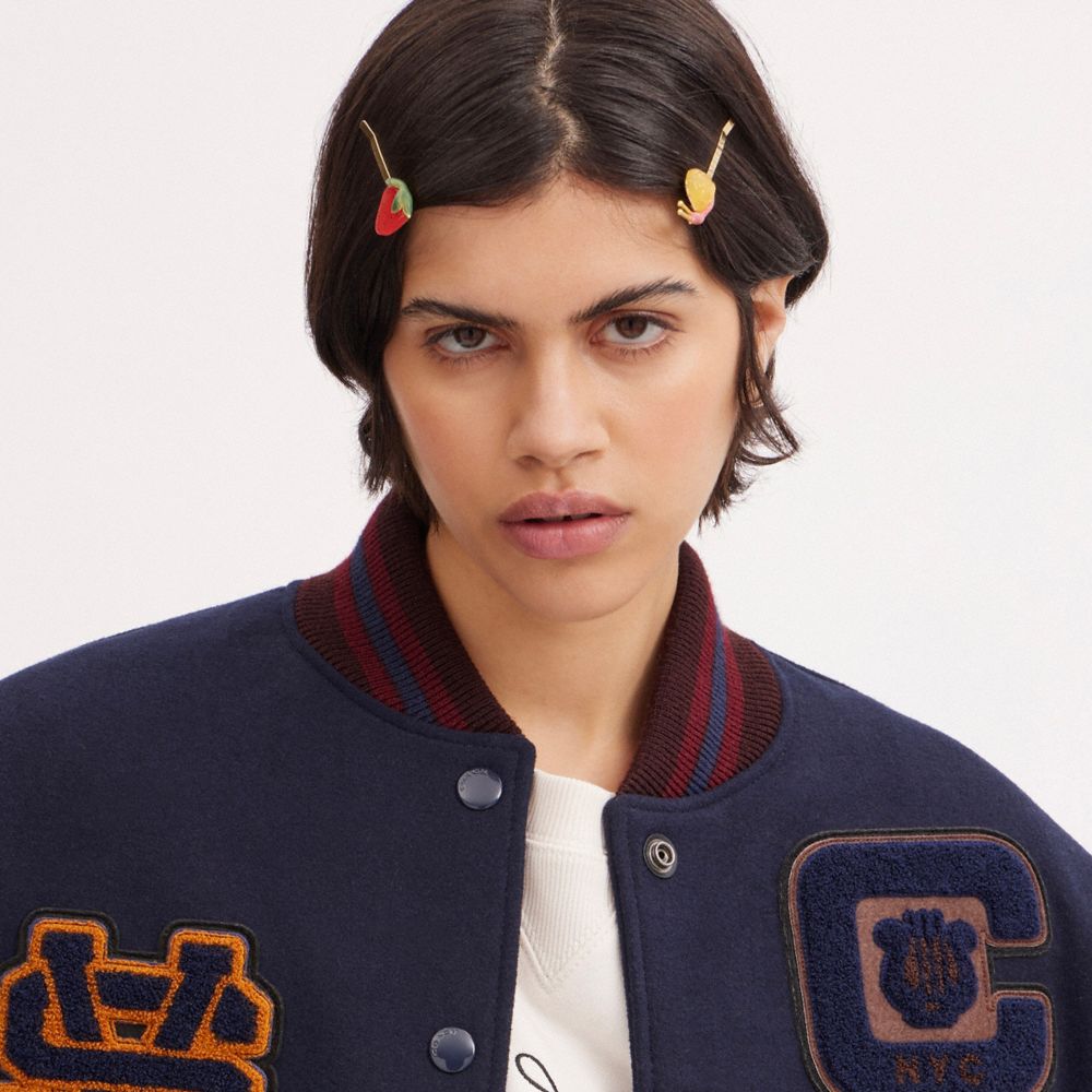 COACH®,Coach X Observed By Us Hair Pins,,Detail View