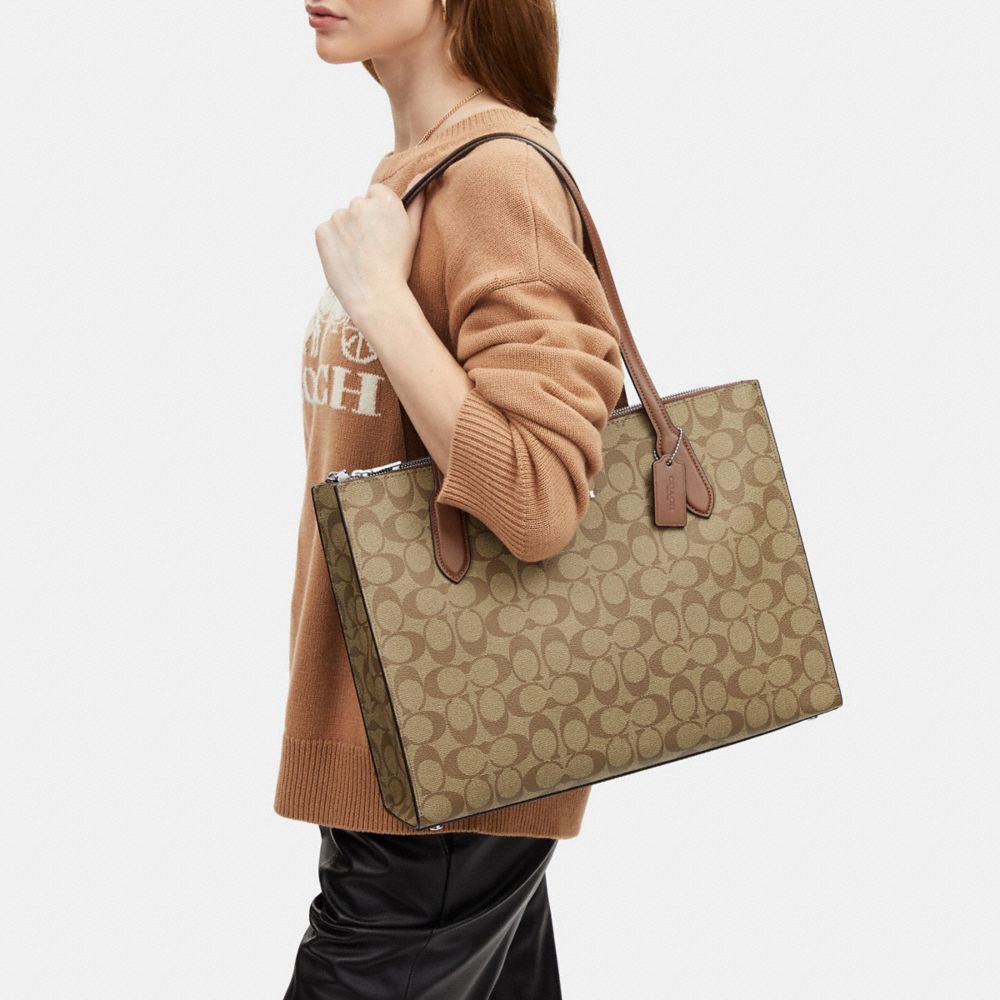 Coach Outlet  Crossbody Bag In Signature Canvas Only $68 (70% Off)