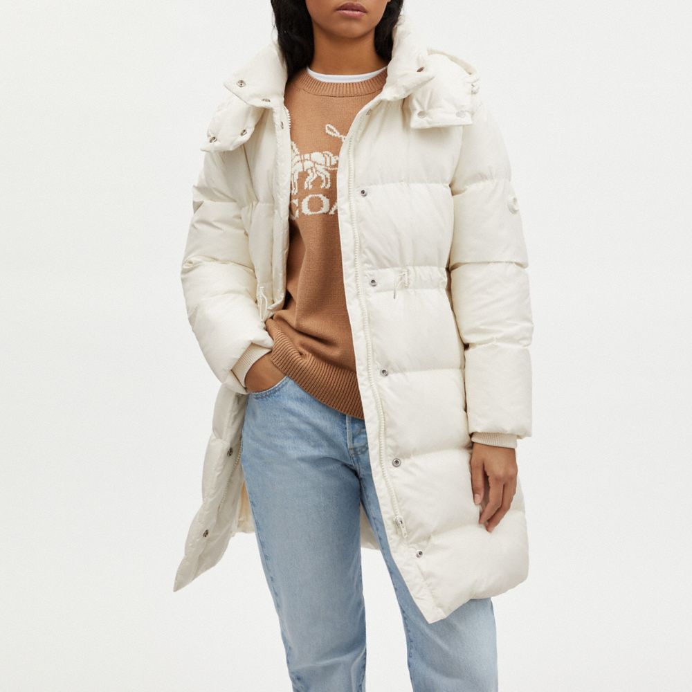 COACH®,Mid Down Puffer,,Scale View
