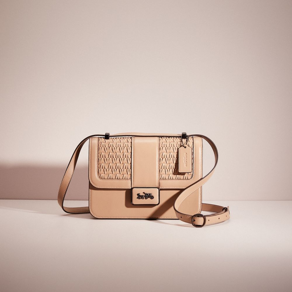 Restored Alie Shoulder Bag With Weaving COACH®