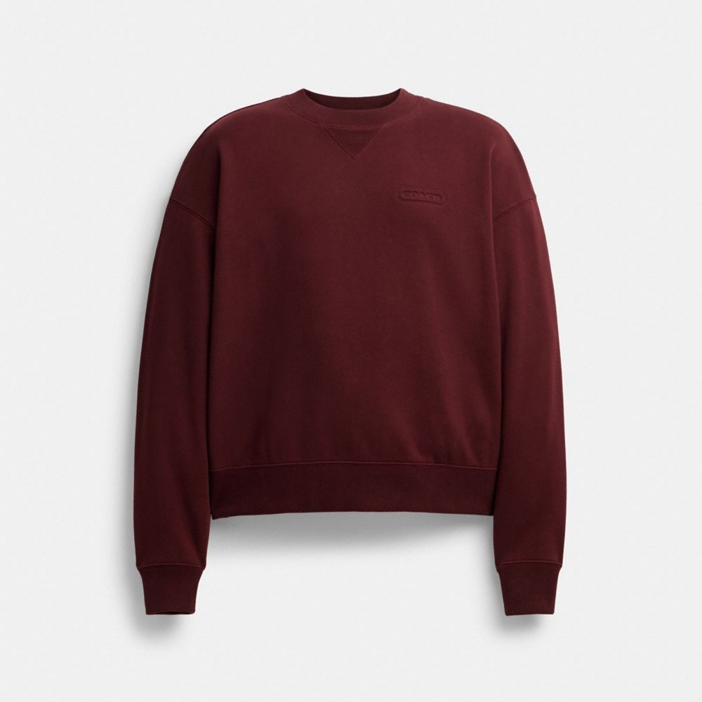 Coach Essential Crewneck In Port