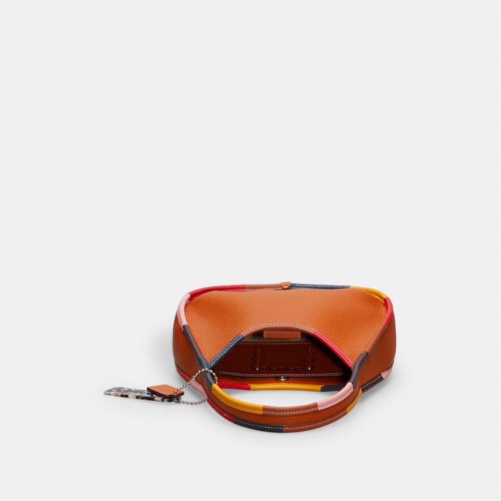 Coach Ergo Shoulder Bag In Topia Leather With Upcrafted Scrap Binding