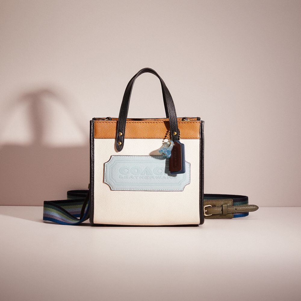 Upcrafted Field Tote 22 In Colorblock With Coach Badge | COACH®