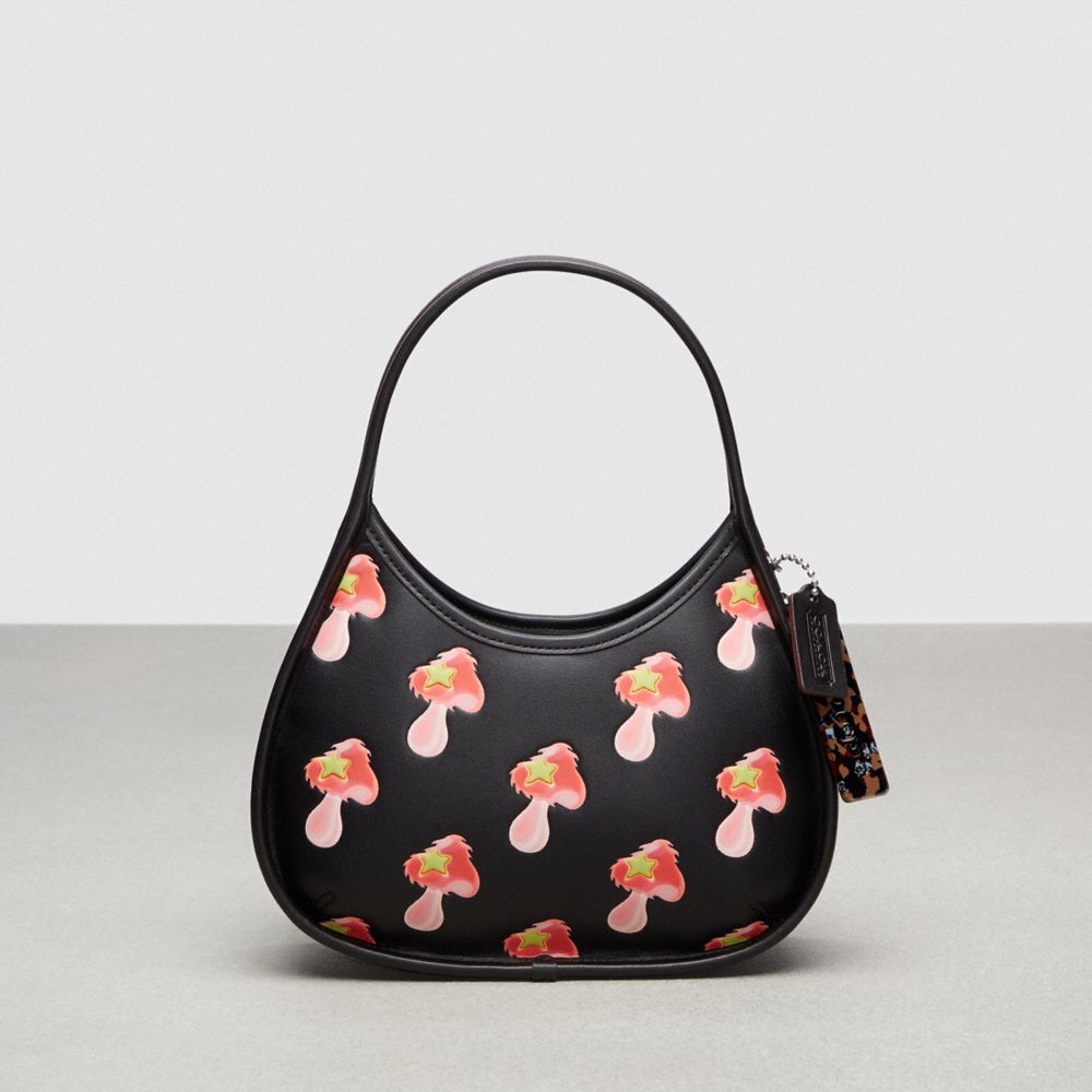 Ergo Bag In Coachtopia Leather With Mushroom Print