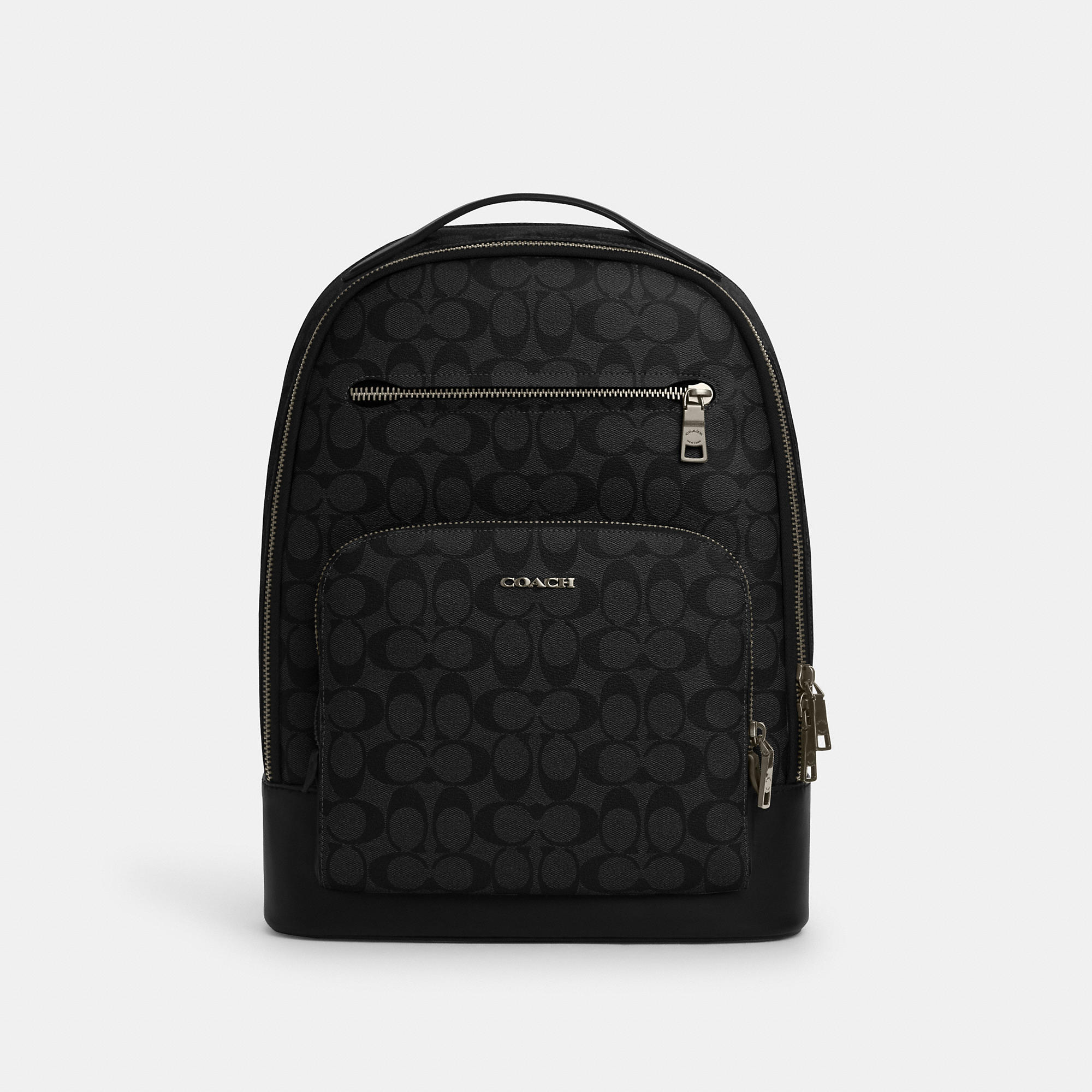 Coach Outlet Ethan Backpack In Signature Canvas In Black