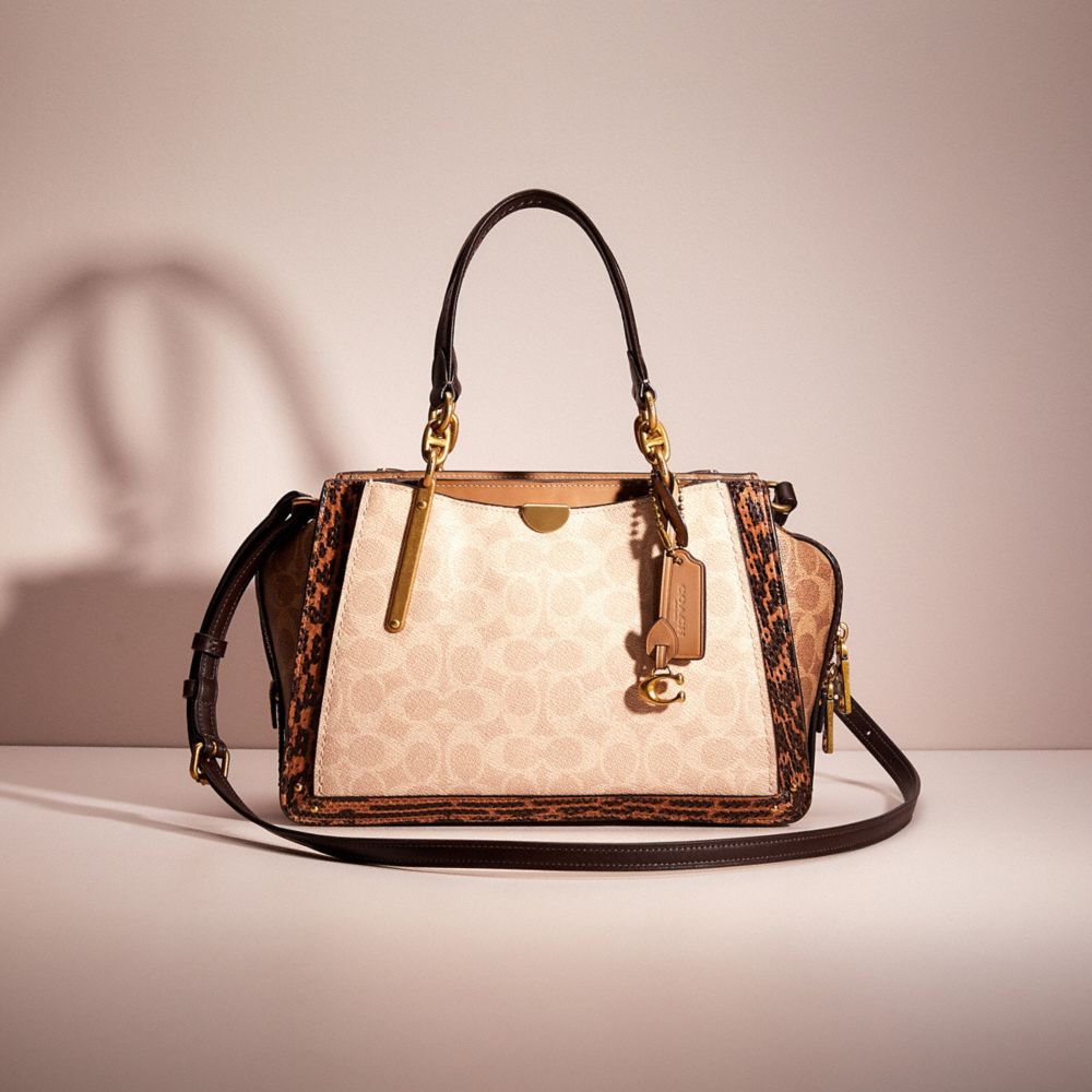 dreamer in signature canvas with snakeskin detail