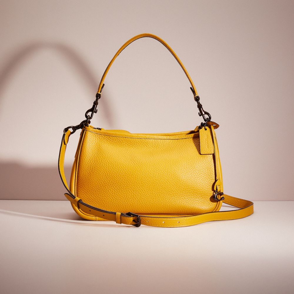 Shop Coach Restored Cary Crossbody In Pewter/flax