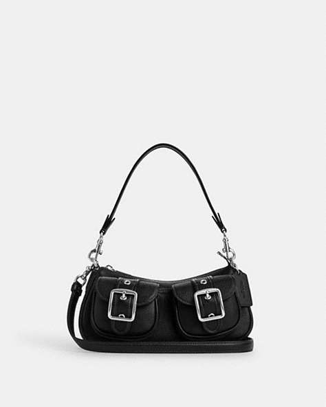 Black Leather Shoulder Bags | COACH® Outlet
