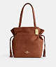 COACH®,ANDY TOTE,Leather,Anniversary,Gold/Redwood,Front View