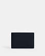 COACH®,COMPACT BILLFOLD WALLET,Leather,Gunmetal/Midnight Navy,Front View