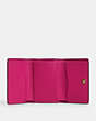 COACH®,MICRO WALLET,Leather,Im/Cerise,Inside View,Top View