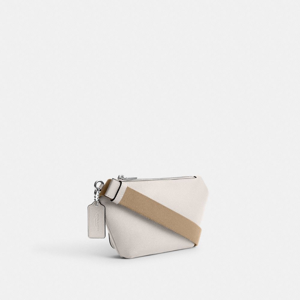 Coach Belt Bag With Signature Canvas In Chalk