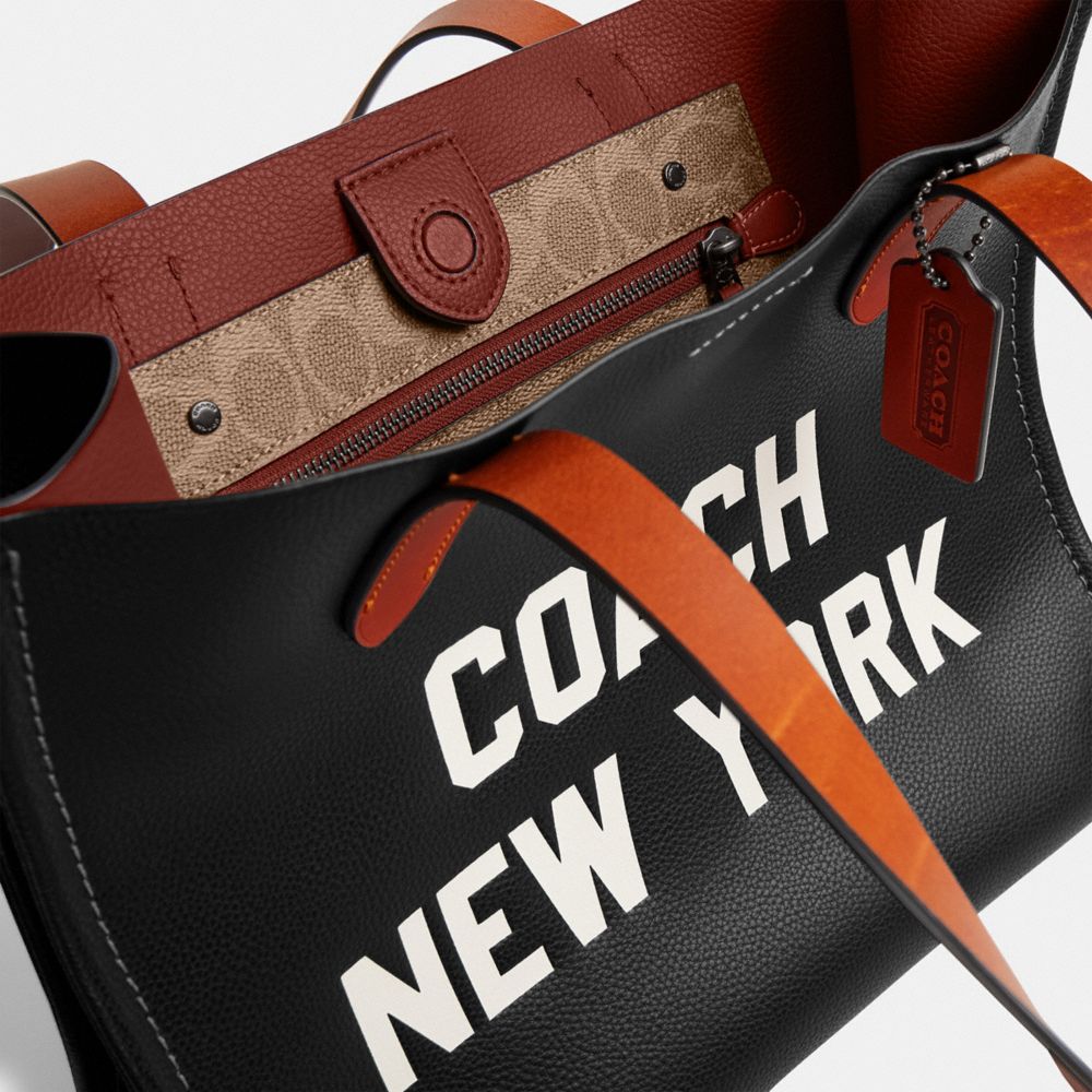 The @Coach City Tote is my go-to for travel, work, and school