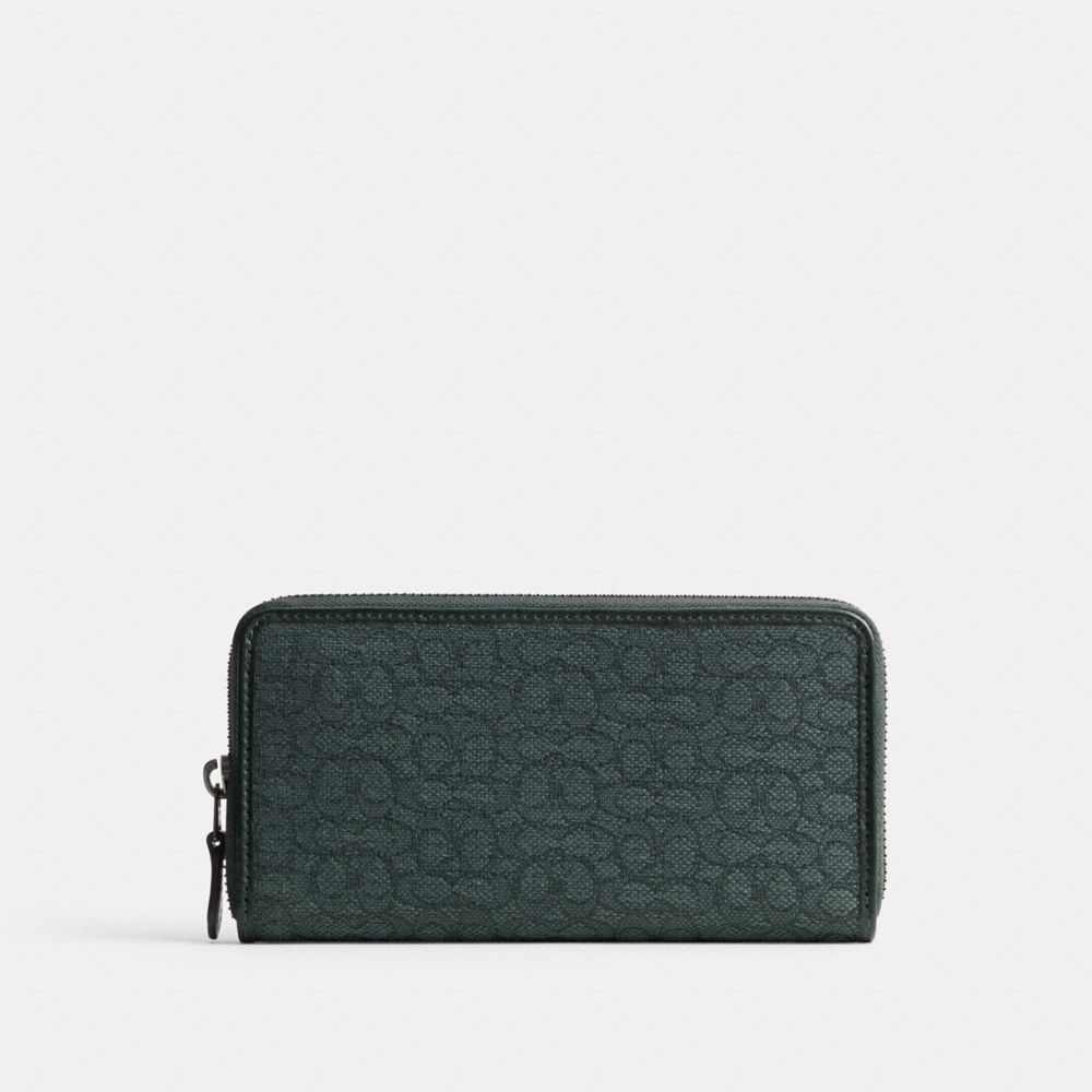 Accordion Wallet In Micro Signature Jacquard COACH®