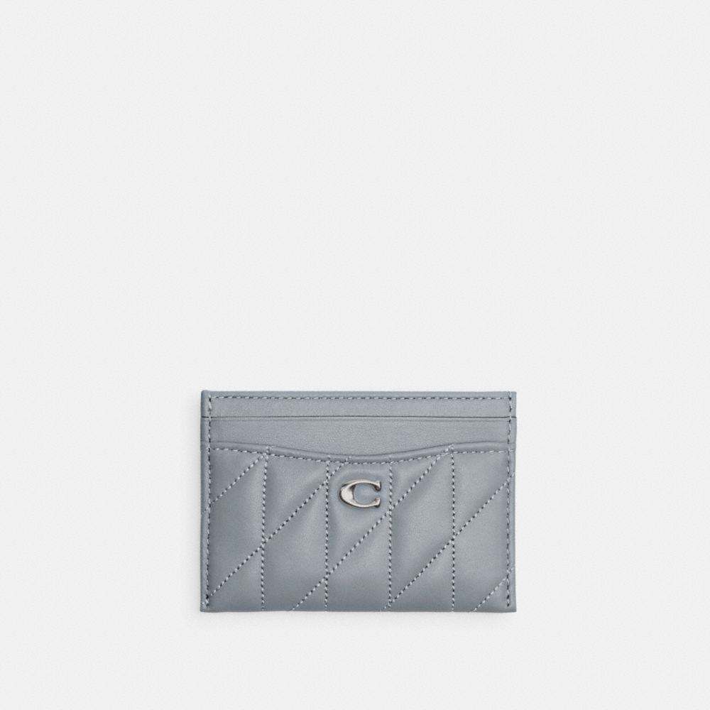 Shop Coach Plain Small Wallet Logo Card Holders (CM502 LHSLV) by upalove