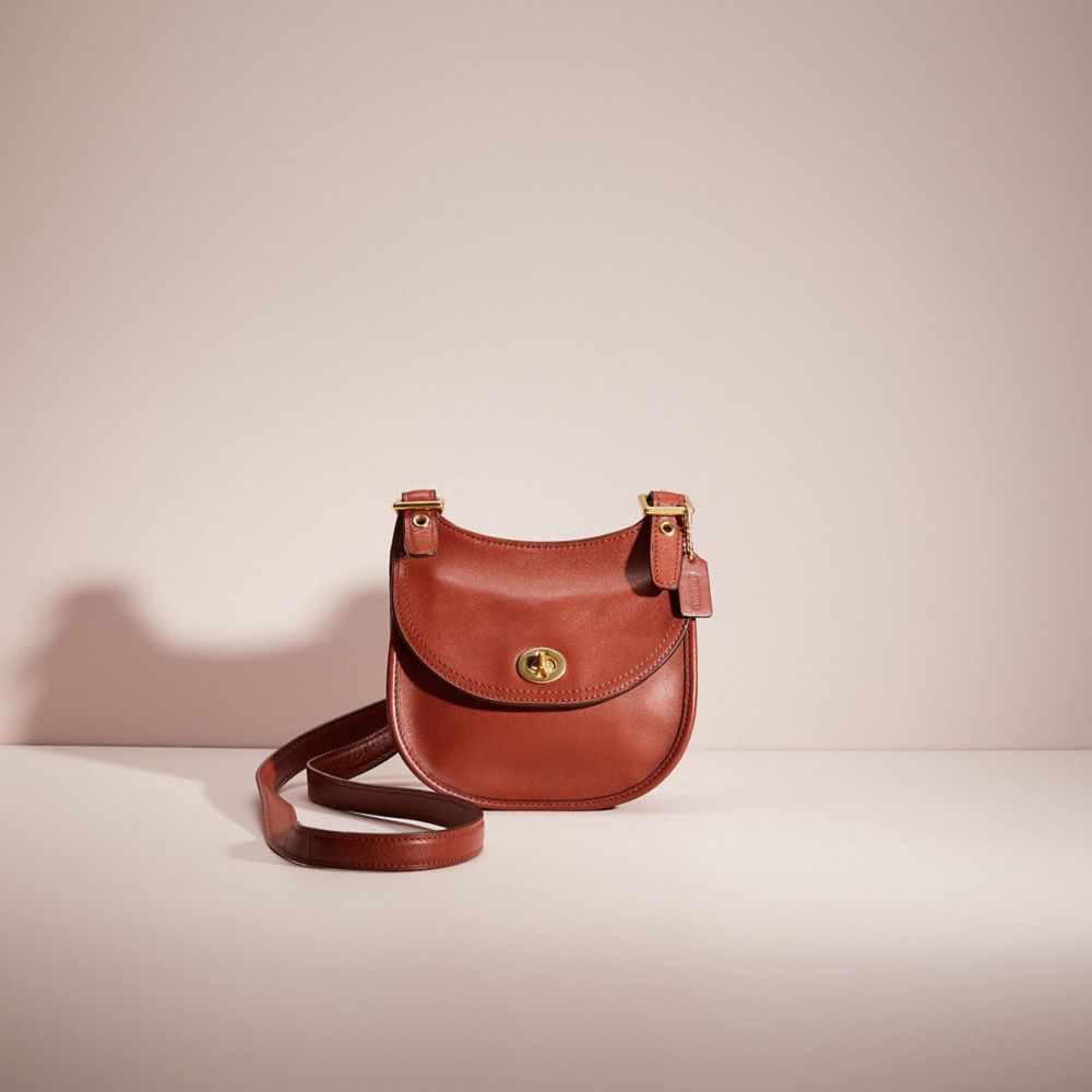 Restored Legacy Leather Mini Saddle Bag COACH®