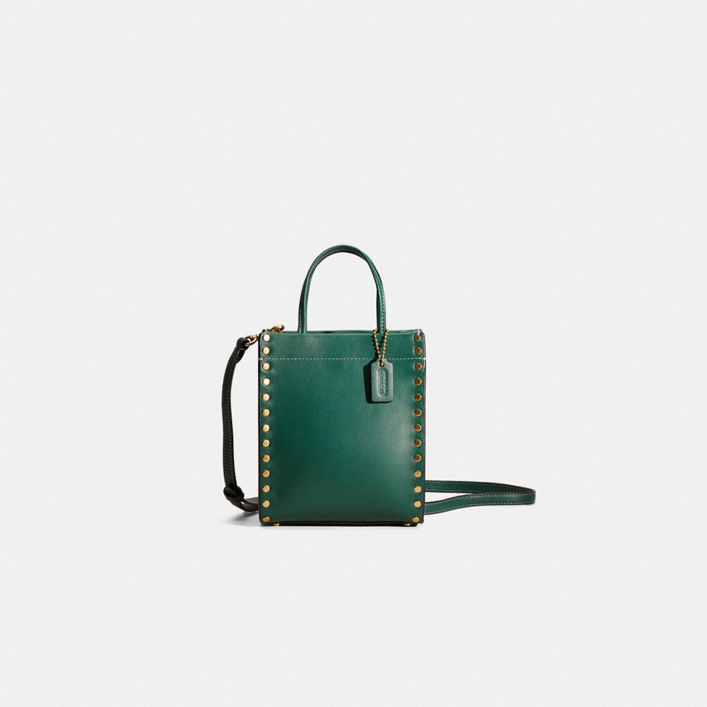 Restored Mini Cashin Tote With Rivets | COACH®