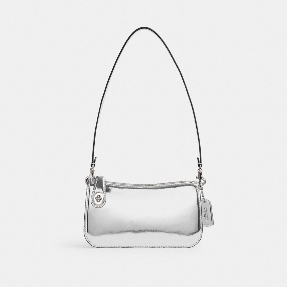 Coach store silver handbag