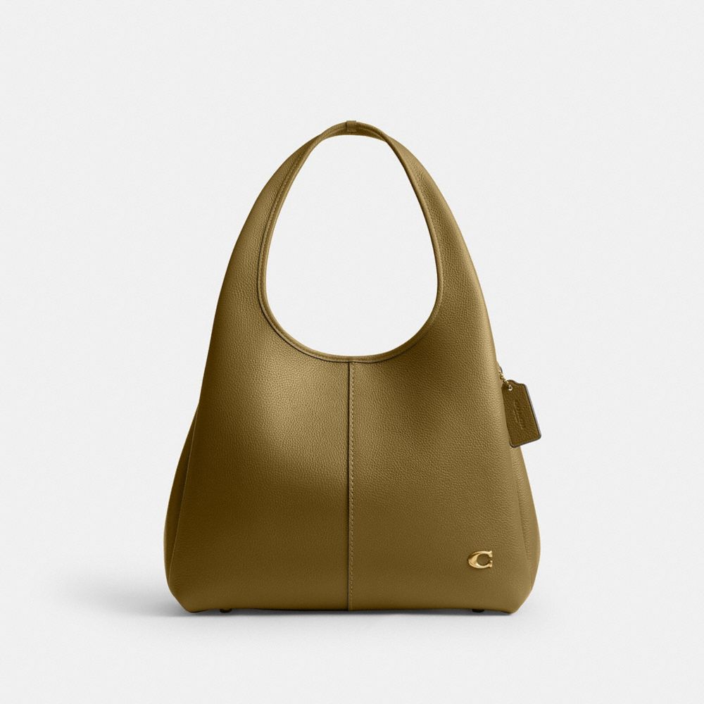 COACH®,Lana Shoulder Bag,Leather,Shoulder Bag,Logo,Metal,Casual,,Front View