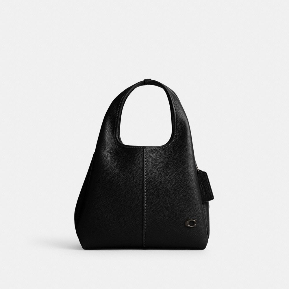 COACH Polished Pebble Leather Hadley Hobo 21 - Macy's