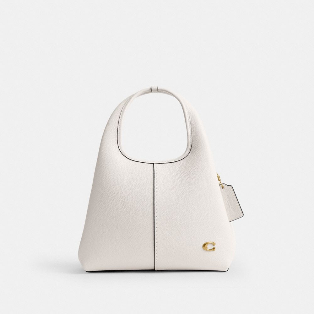 COACH®,Lana Shoulder Bag 23,Leather,Satchel,Logo,Metal,Compact,Casual,,Front View