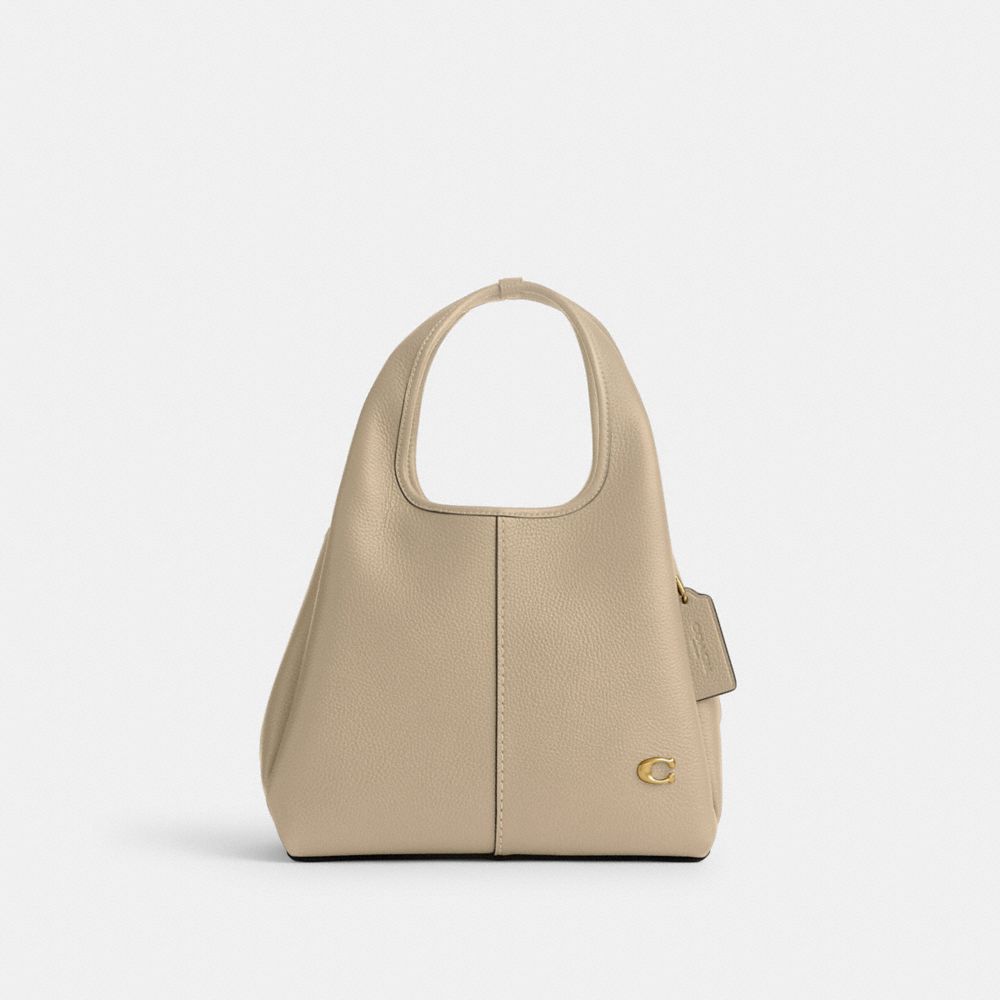 Coach Lana Shoulder Bag 23 In Brass/ivory