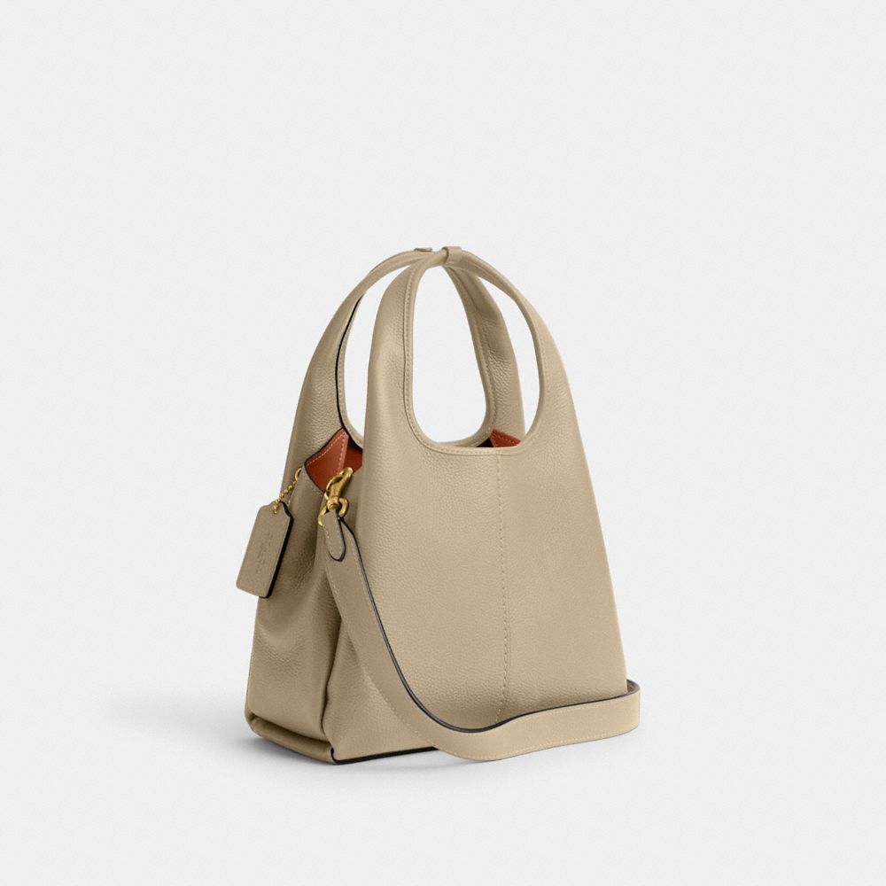 Coach Lana Shoulder Bag 23 In Brass/ivory