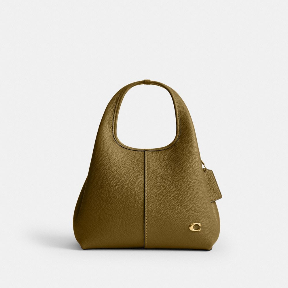 COACH®,Lana Shoulder Bag 23,Leather,Satchel,Logo,Metal,Compact,Casual,,Front View