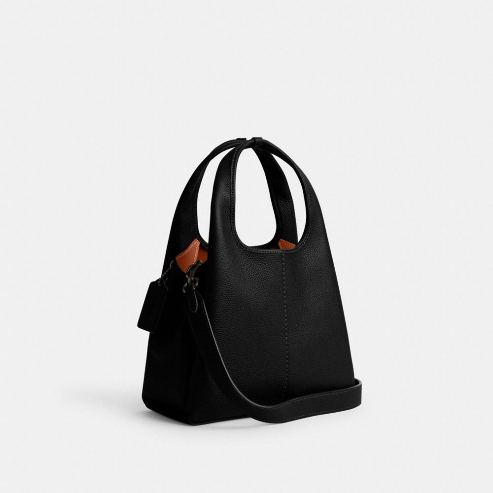 Coach Lana Shoulder Bag 23 In Pewter/black