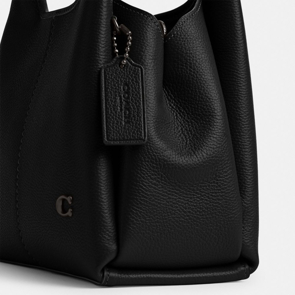 Coach Lana Shoulder Bag 23 In Pewter/black