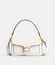 COACH®,TABBY SHOULDER BAG 20,Polished Pebble Leather,Small,Brass/Chalk,Front View