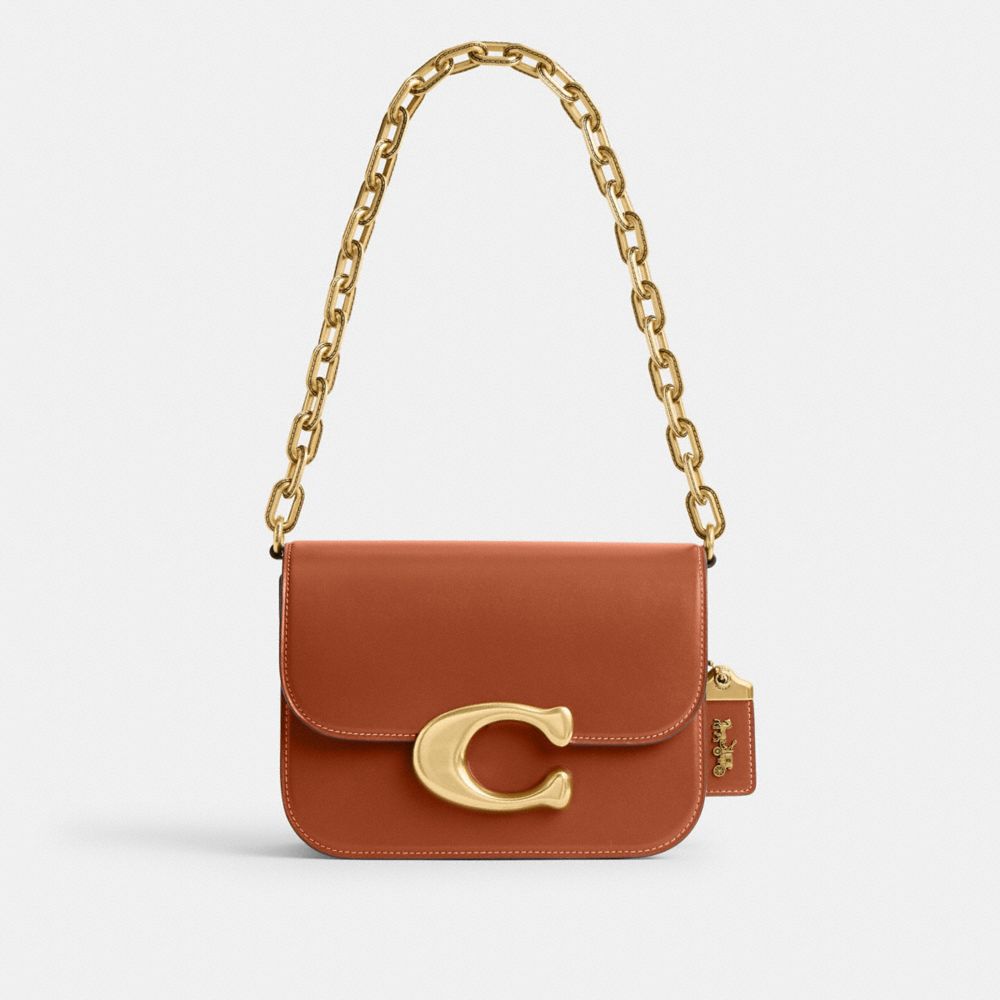 Coach Idol Bag In Brass/burnished Amber