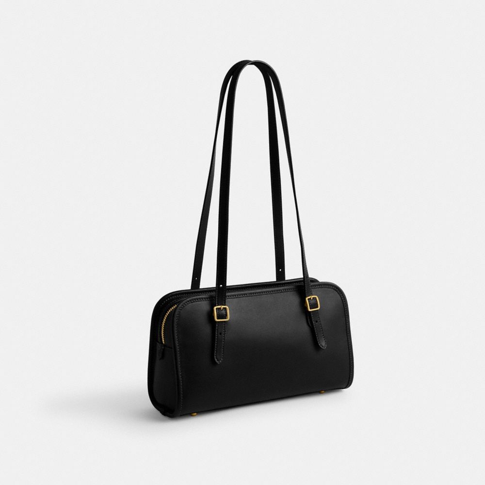 Coach Swing Zip In Brass/black