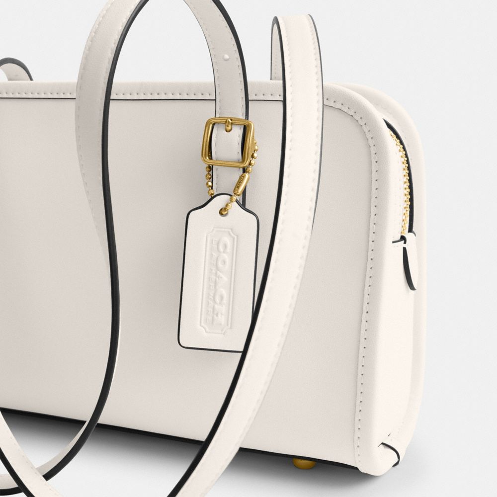 Coach Swing Zip In Brass/chalk