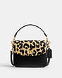 COACH®,CASSIE CROSSBODY 19 WITH LEOPARD PRINT,Refined Calf Leather,Small,Animal Print,Brass/Leopard Multi,Front View