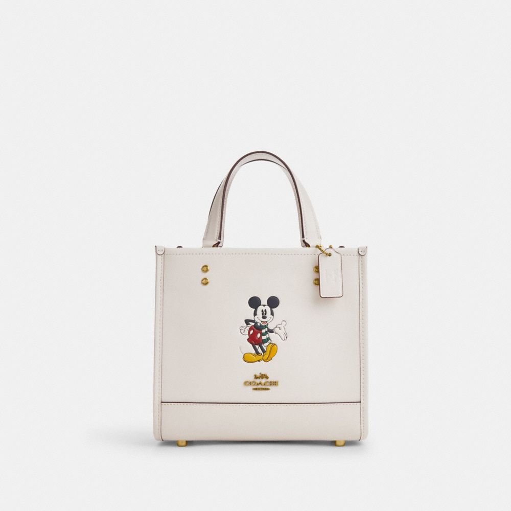 Coach Outlet Disney x Coach Mini Dempsey Bucket Bag in Signature Jacquard with Mickey Mouse Print - Multi