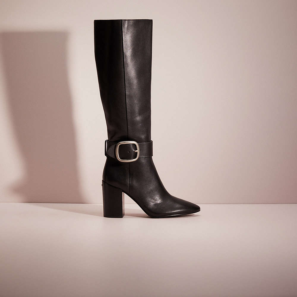 Coach Restored Evelyn Boot In Black