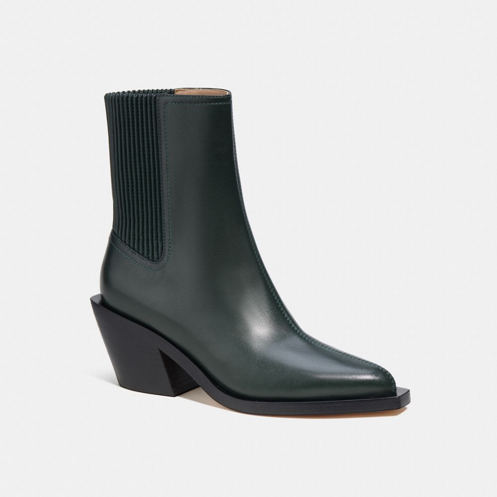 Coach Prestyn Bootie In Amazon Green