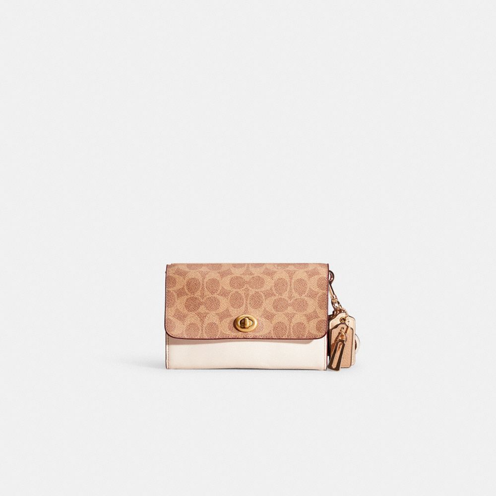 Coach Upcrafted Crossbody Creation In Light Antique Nickel/sand Taupe