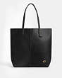 COACH®,NOMAD TOTE,Large,Brass/Black,Front View