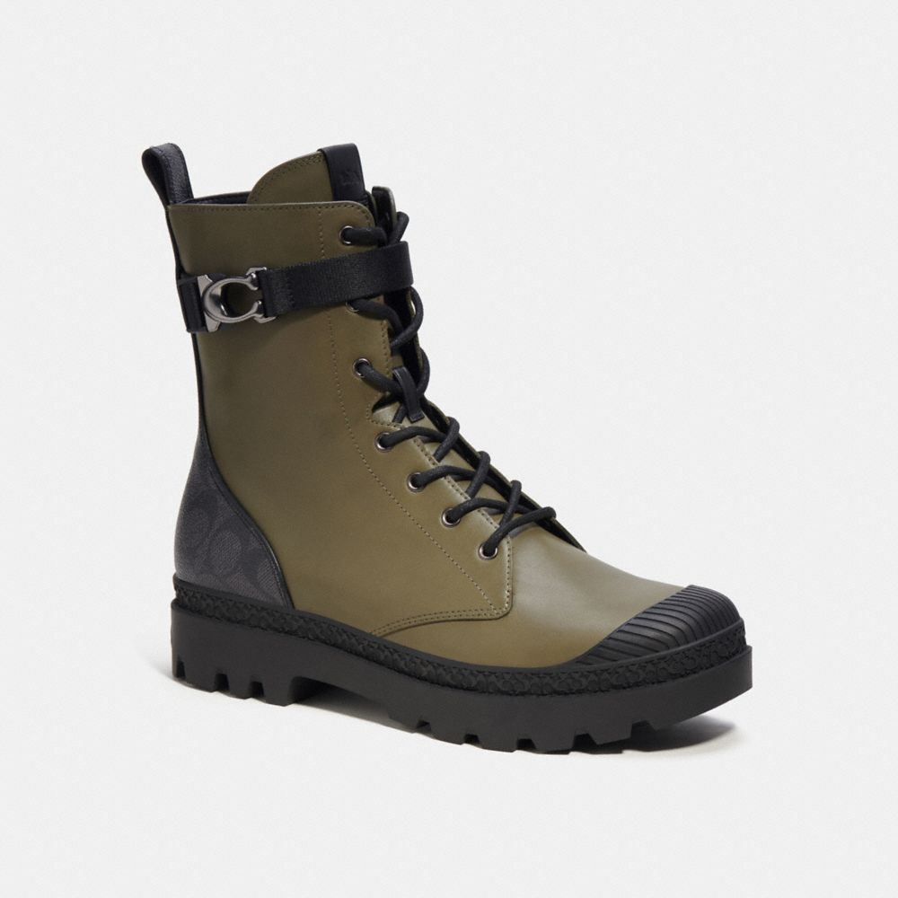 COACH® | Tucker Boot With Signature Canvas