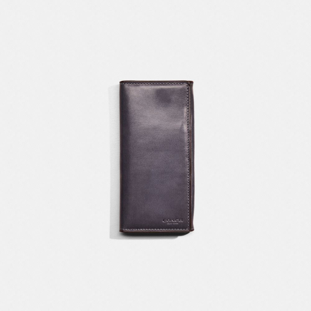 Coach Restored Breast Pocket Wallet In Denim