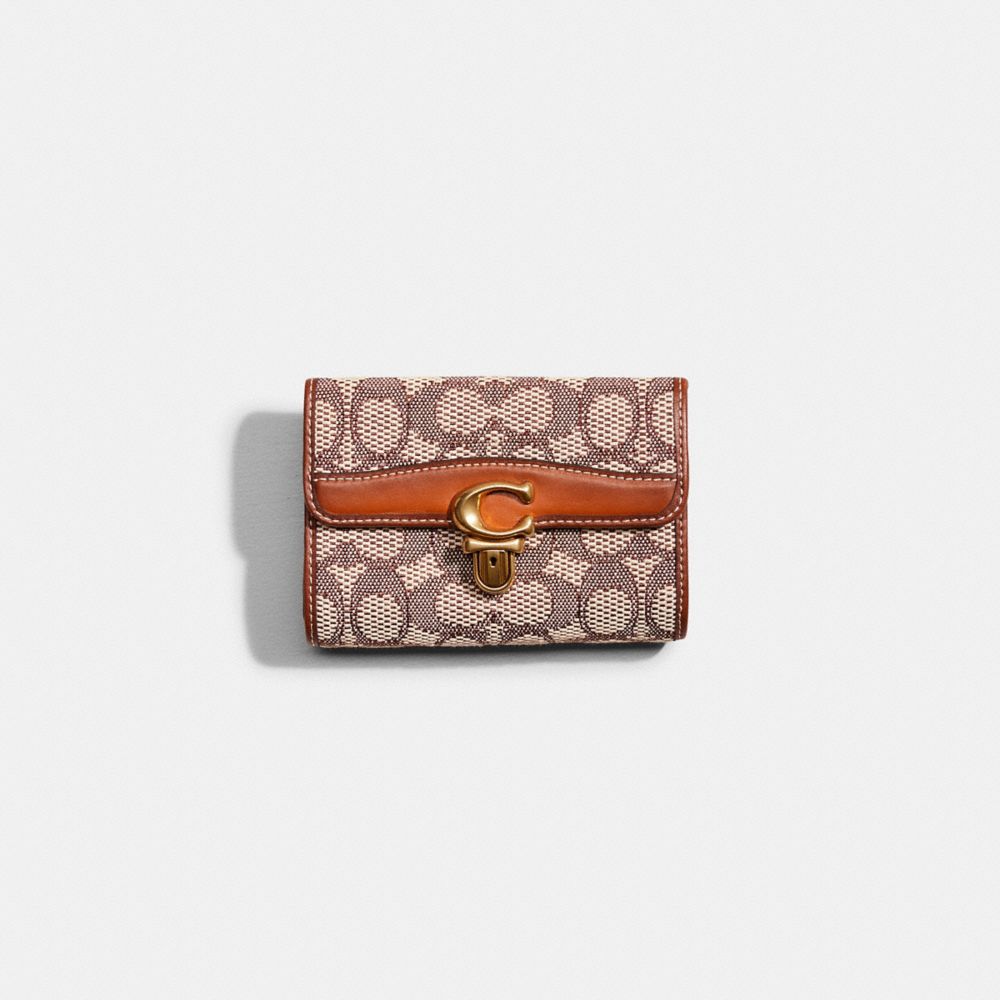 Restored Studio Medium Wallet In Signature Jacquard COACH®
