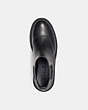 COACH®,CITYSOLE CHELSEA BOOT,Leather,Black,Inside View,Top View