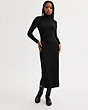 COACH®,SIGNATURE KNIT TURTLENECK DRESS,Wool/Silk,Runway,Black,Scale View