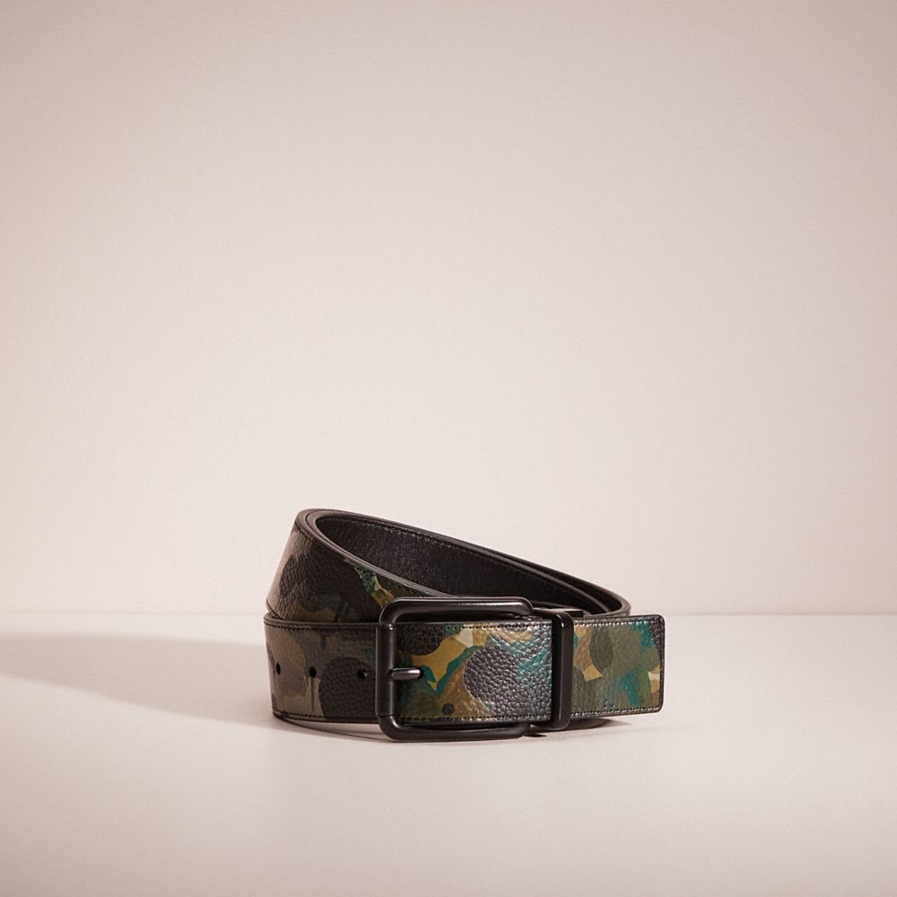 Roller Buckle Cut To Size Reversible Belt With Camo Print, 38 Mm