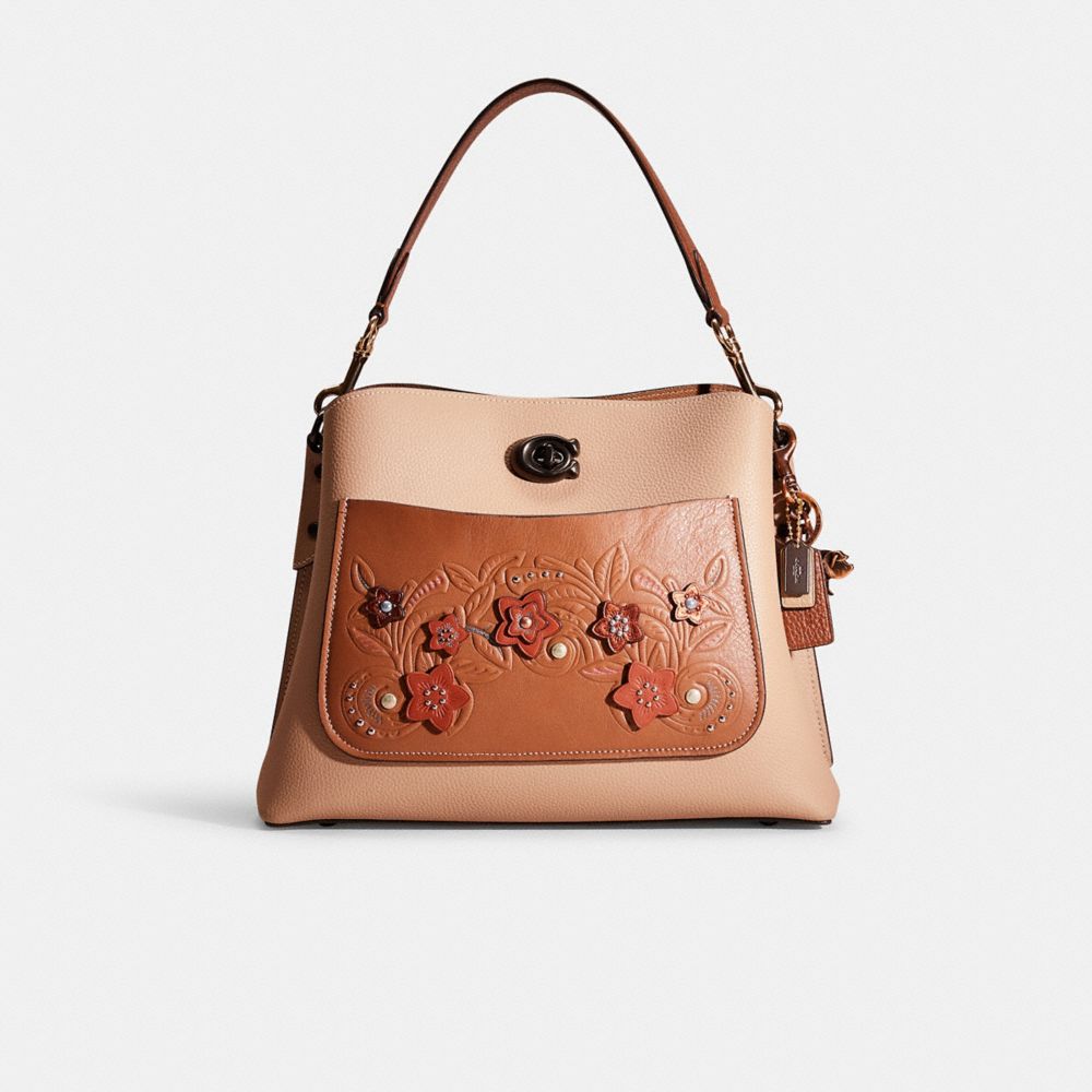 Upcrafted Willow Shoulder Bag In Colorblock COACH®