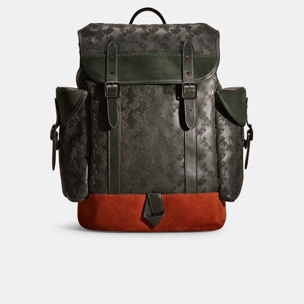 Coach Restored Hitch Backpack With Horse And Carriage