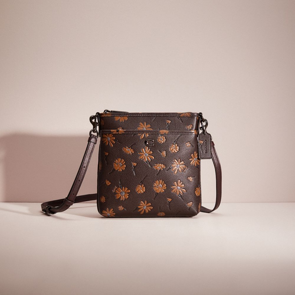 Restored Kitt Messenger Crossbody With Floral Print | COACH®